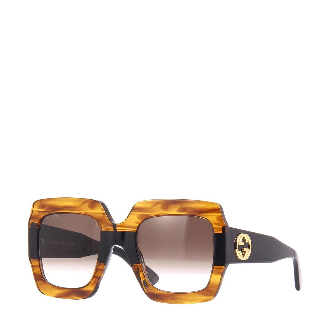 Women's Brown Gucci Sunglasses 54mm main product photo