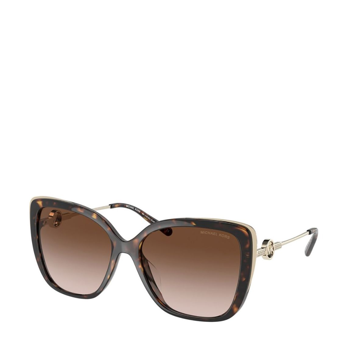 Michael Kors Women's Sunglasses MK2161BU East Hampton Polished Dark Tortoise/Brown Lens main product photo