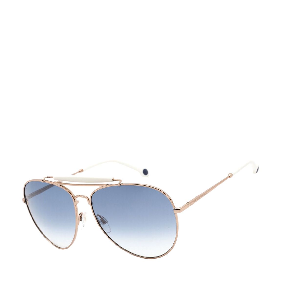 Men's Blue & Gold Tommy Hilfiger Sunglasses 61mm main product photo