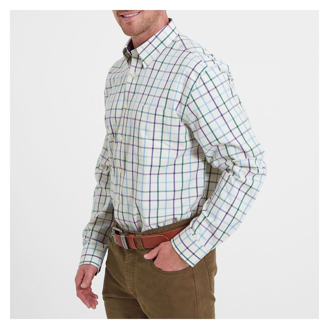 Blue Brancaster Classic Shirt main product photo