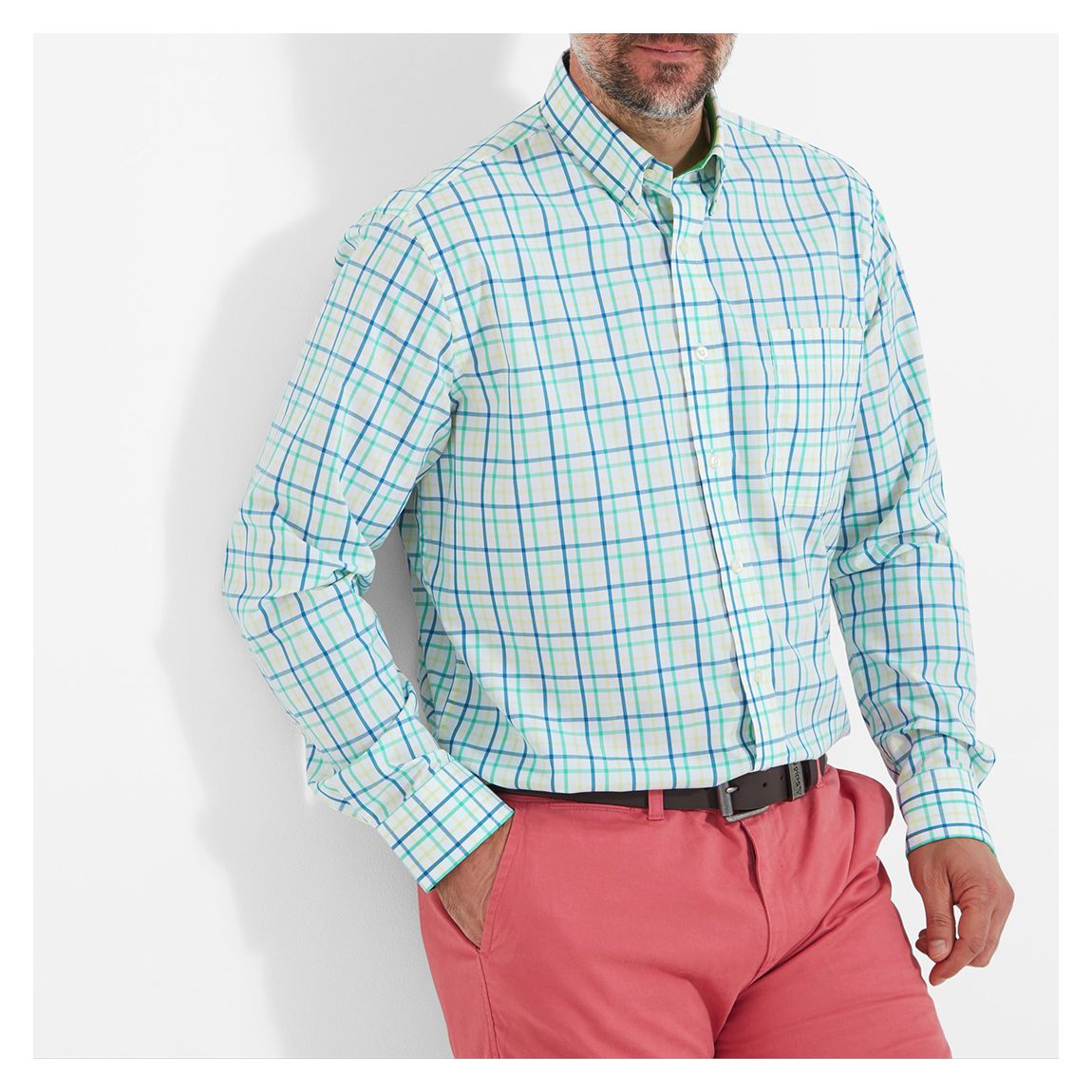 Blue Holkham Cotton Shirt main product photo