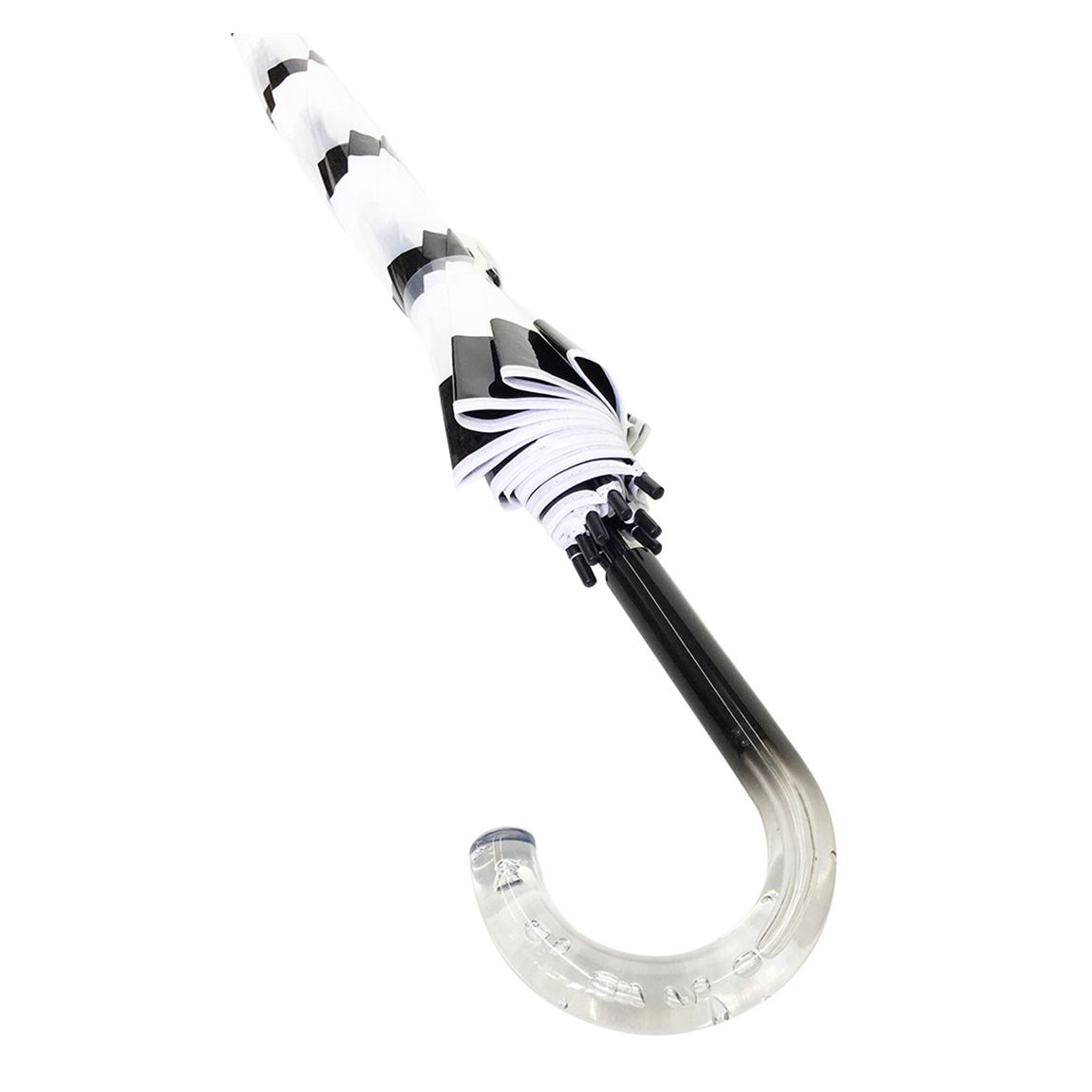 Transparent & Black & White Smati Golf Umbrella main product photo