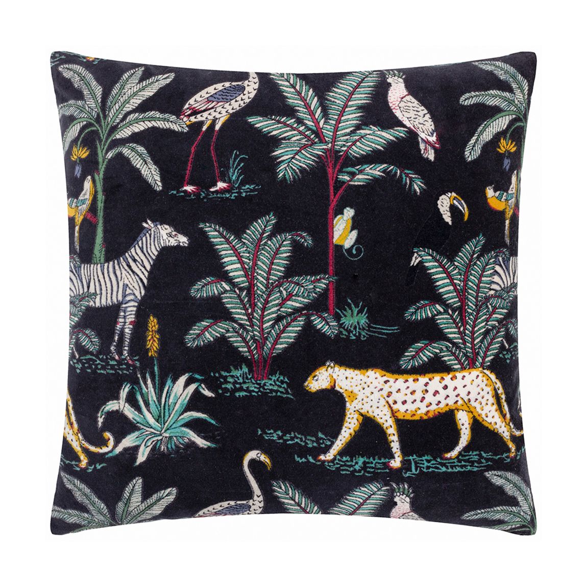 Wilds 55x55cm Cushion, Black main product photo