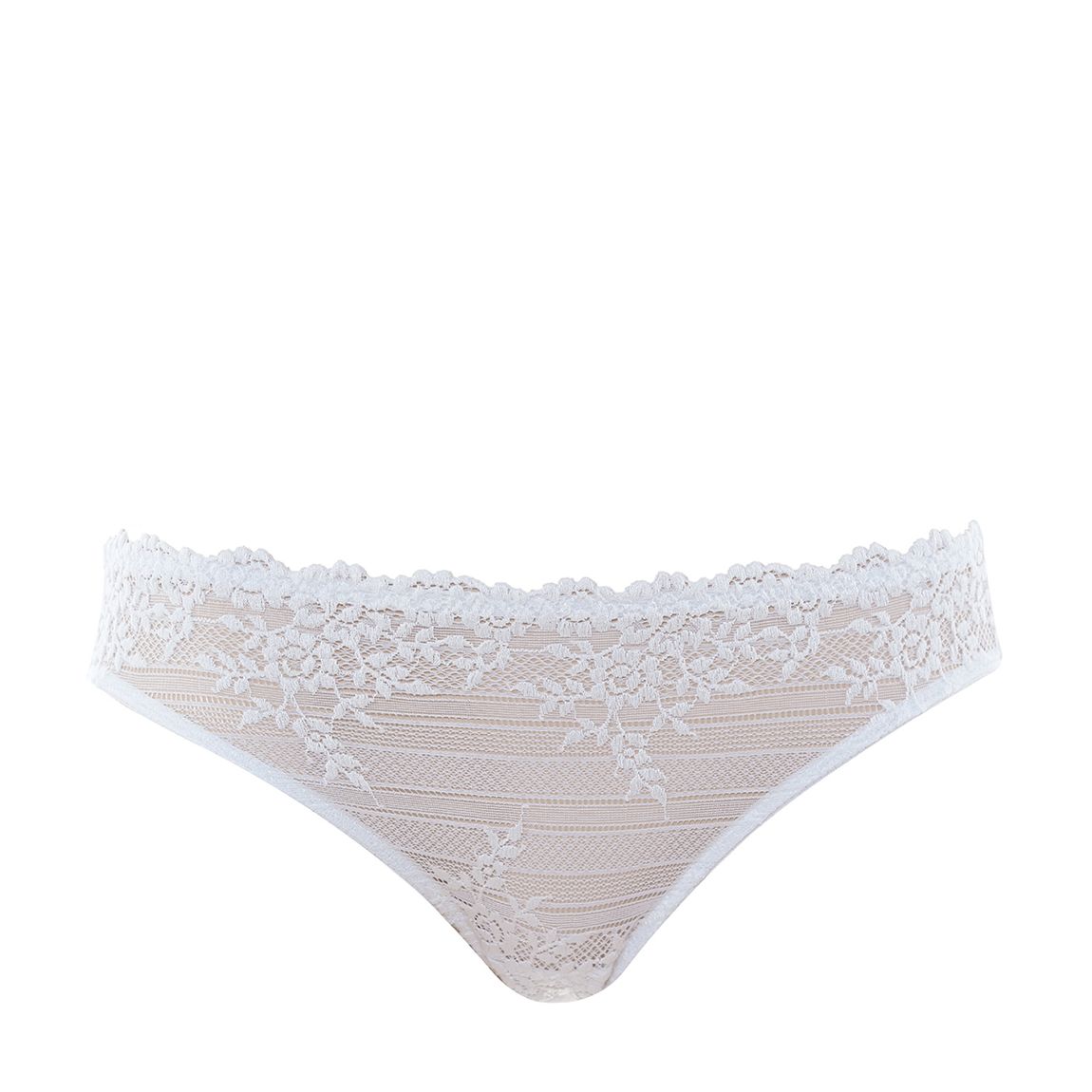 White Embrace Lace Bikini Briefs main product photo