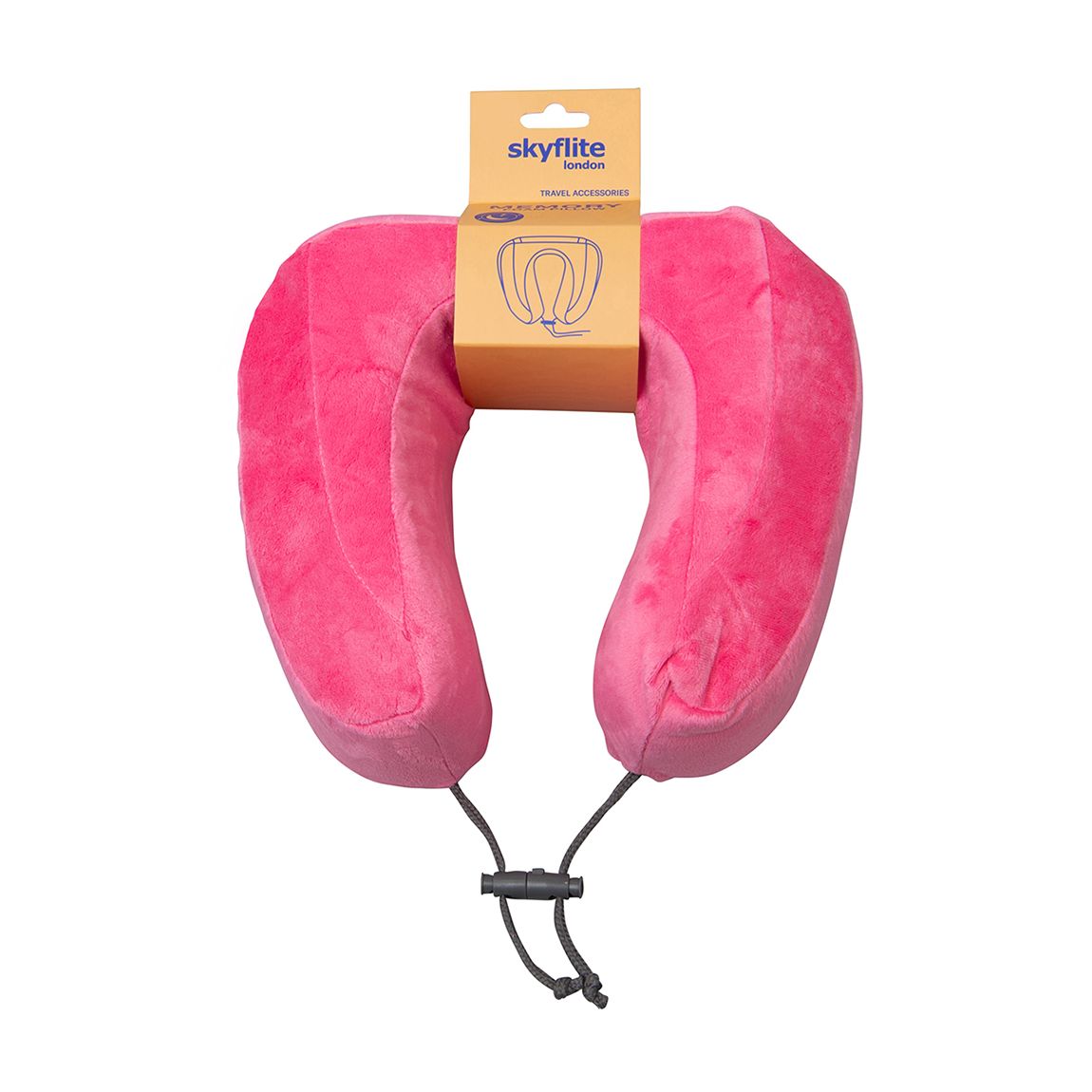 Pink Memory Foam Travel Pillow main product photo