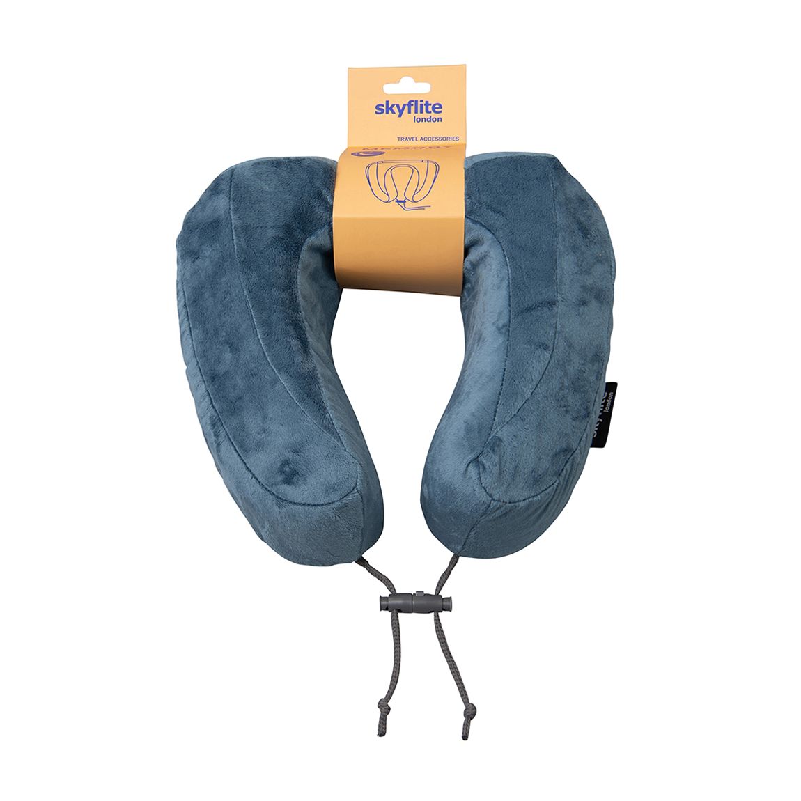 Slate Memory Foam Travel Pillow main product photo