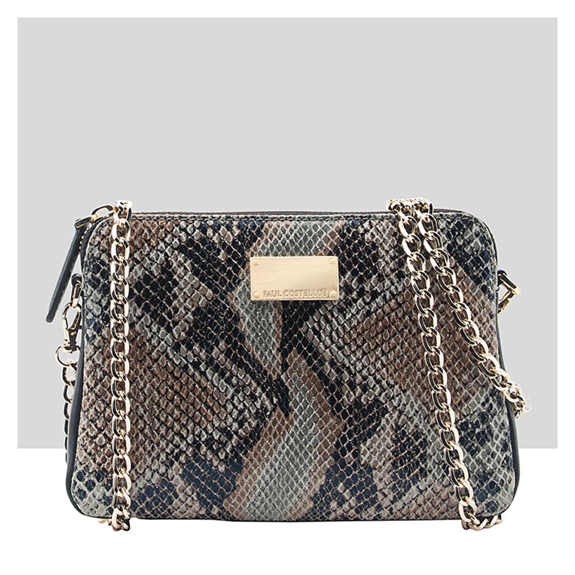Multicoloured ART538 Cetus Split Python Mini Bag main product photo