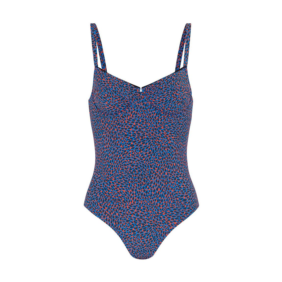 Navy & Multi Divine Underwired One-Piece Swimsuit main product photo