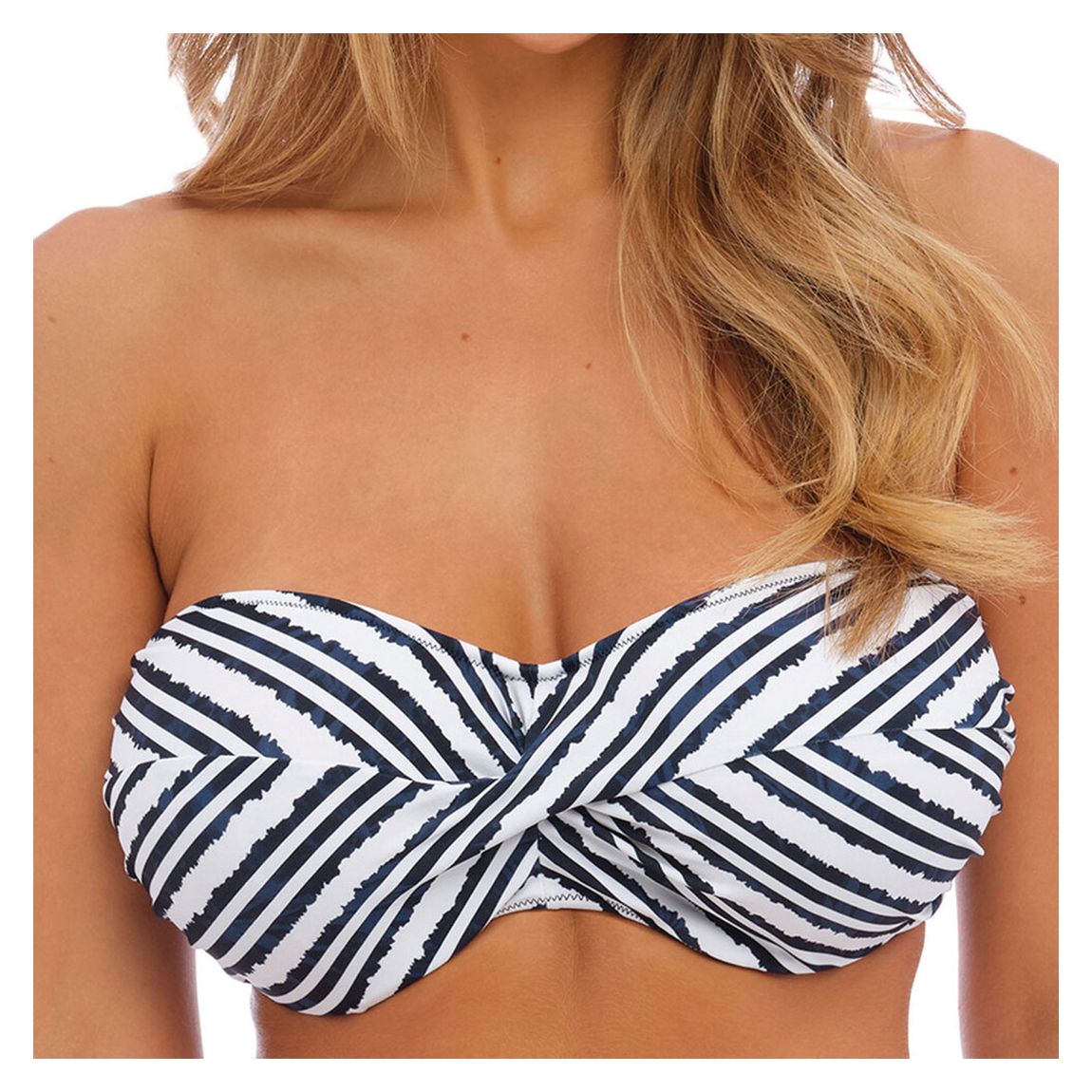 Navy Sunshine Coast Bandeau Bikini Top main product photo