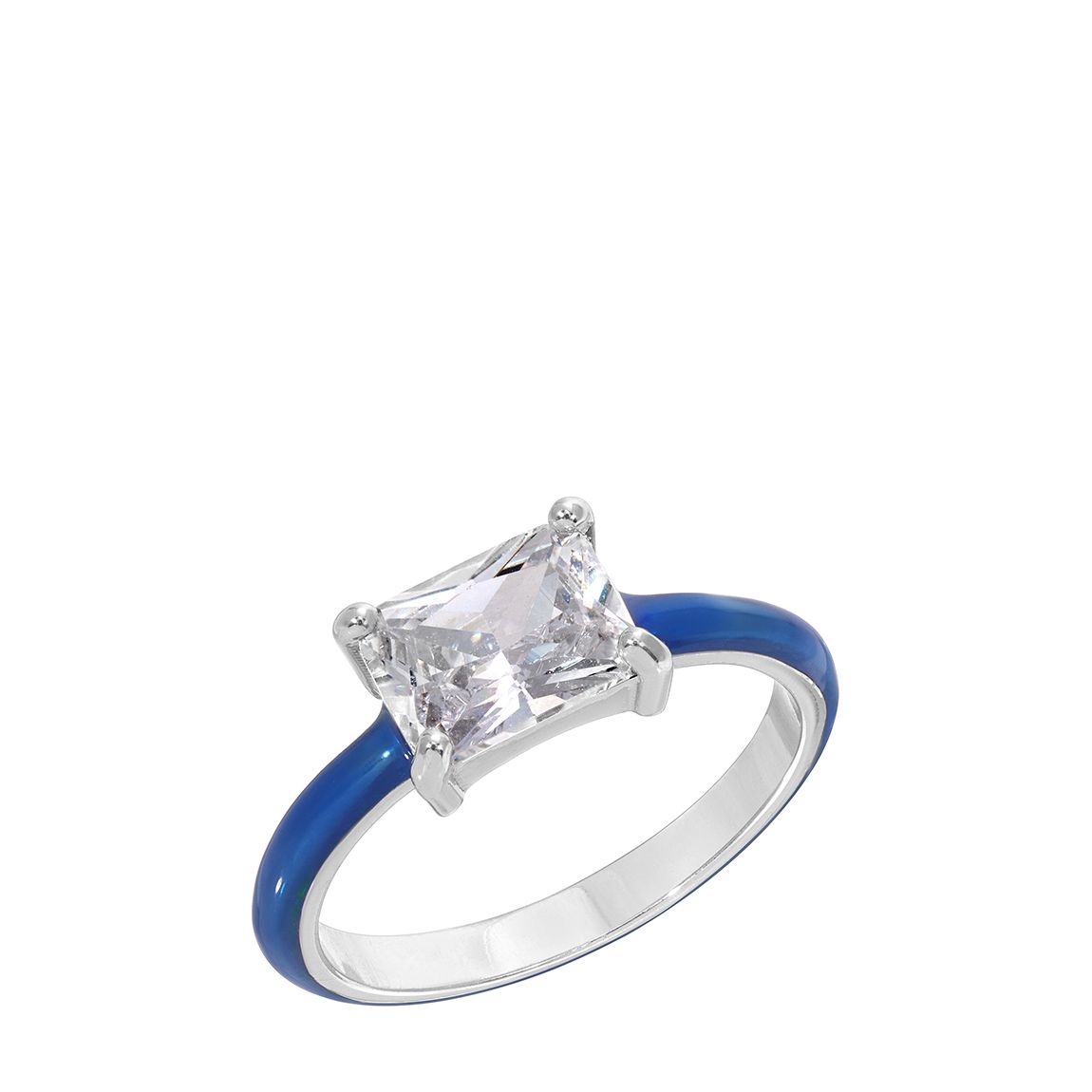 18K White Gold Electric Blue The 90210 Ring main product photo