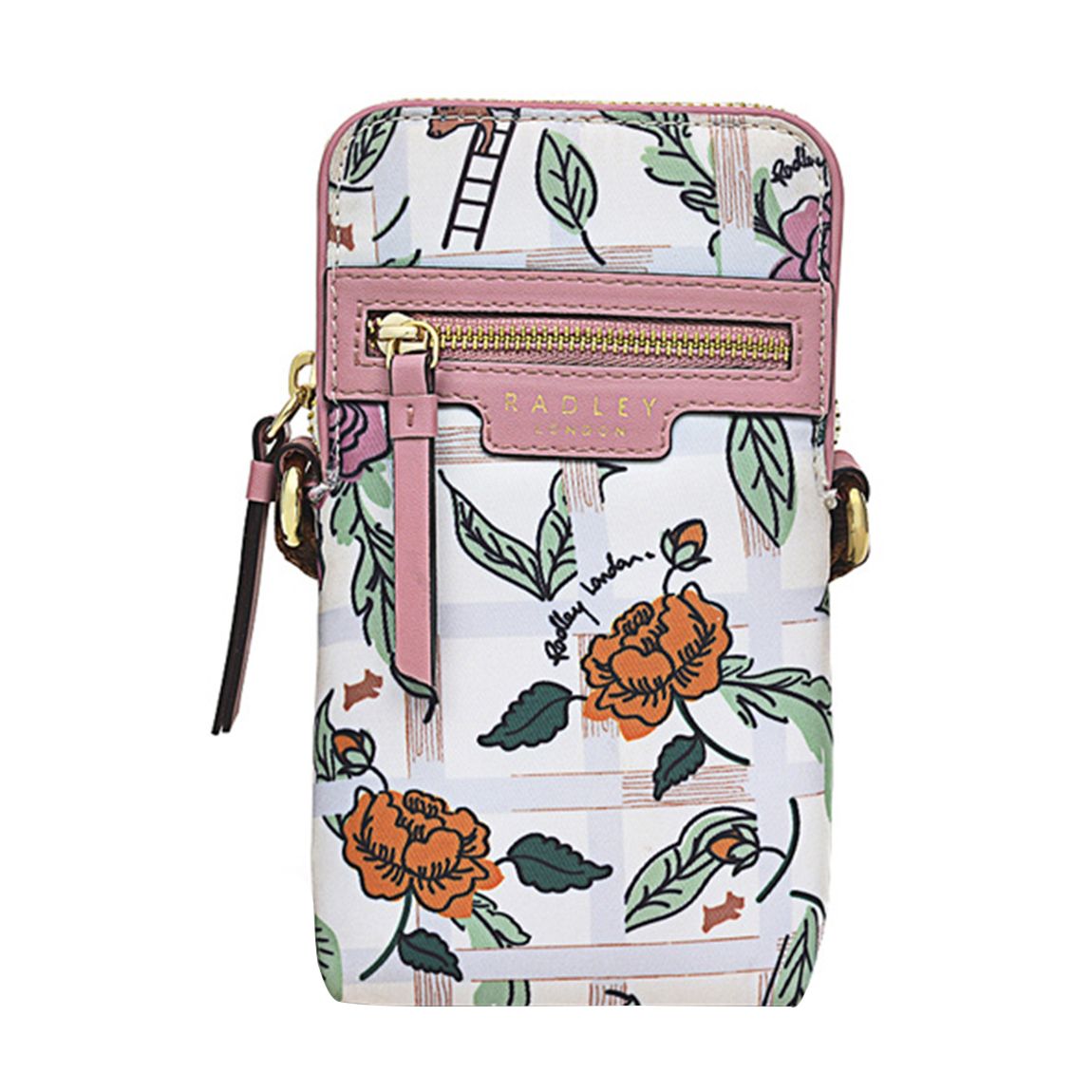 Light Natural Finsbury Park Rege Medium Zip Around Phone Crossbody main product photo