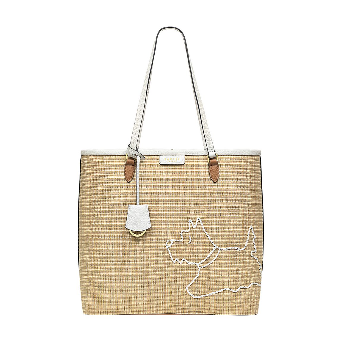 Light Natural Museum Street Woven Large Open Top Shoulder Bag main product photo