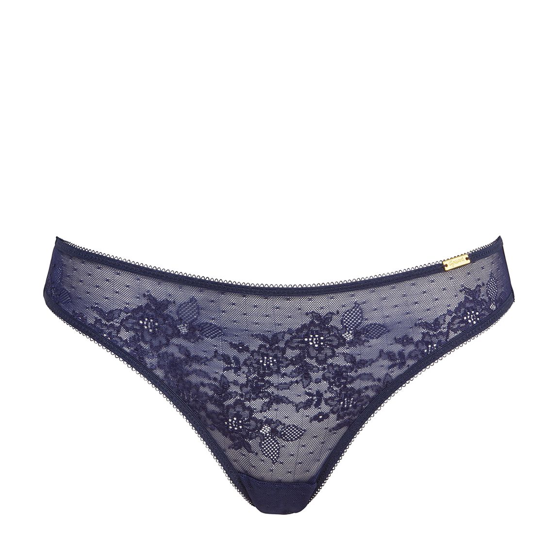 Purple Glossies Lace Brief main product photo