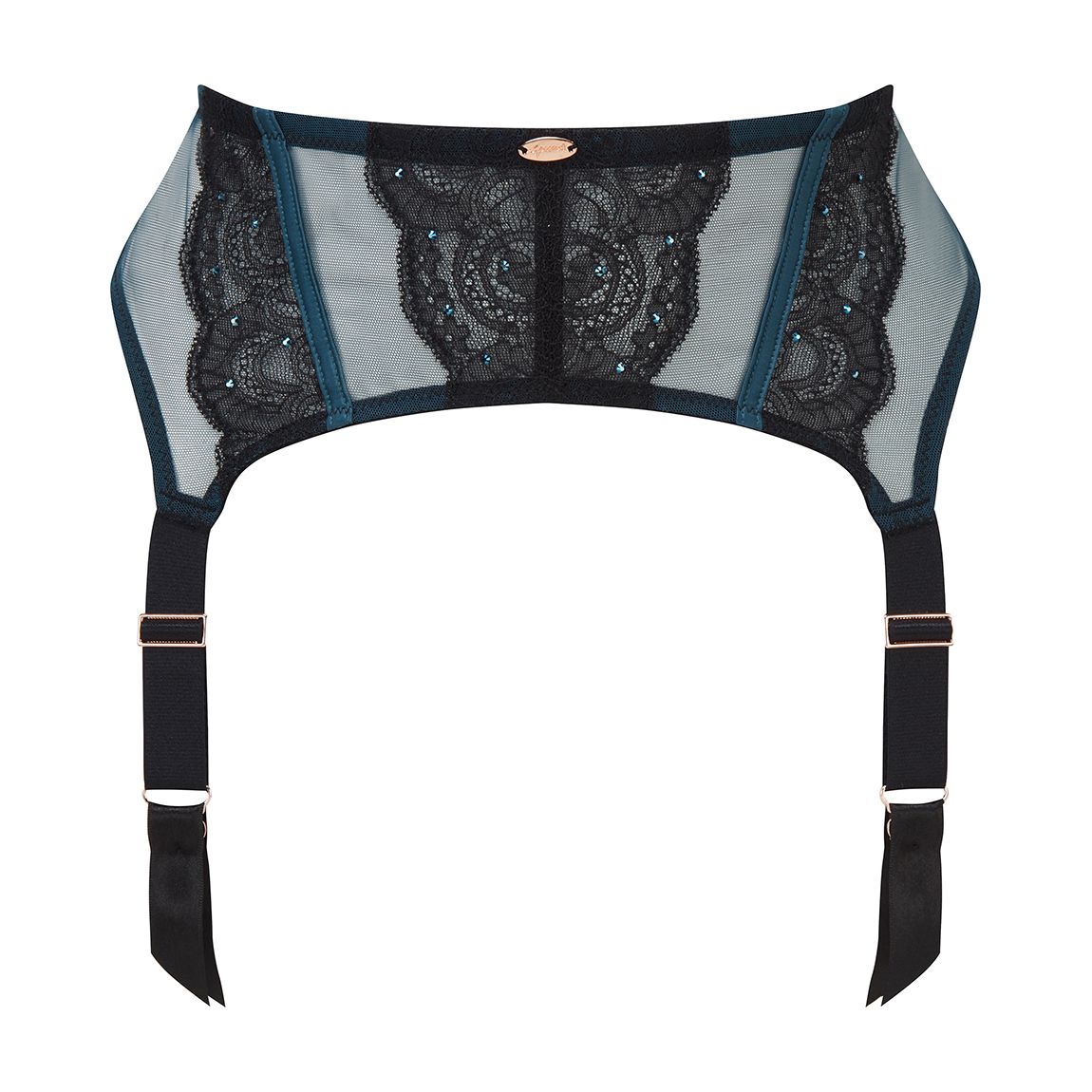 Black VIP Conffesion Suspender main product photo