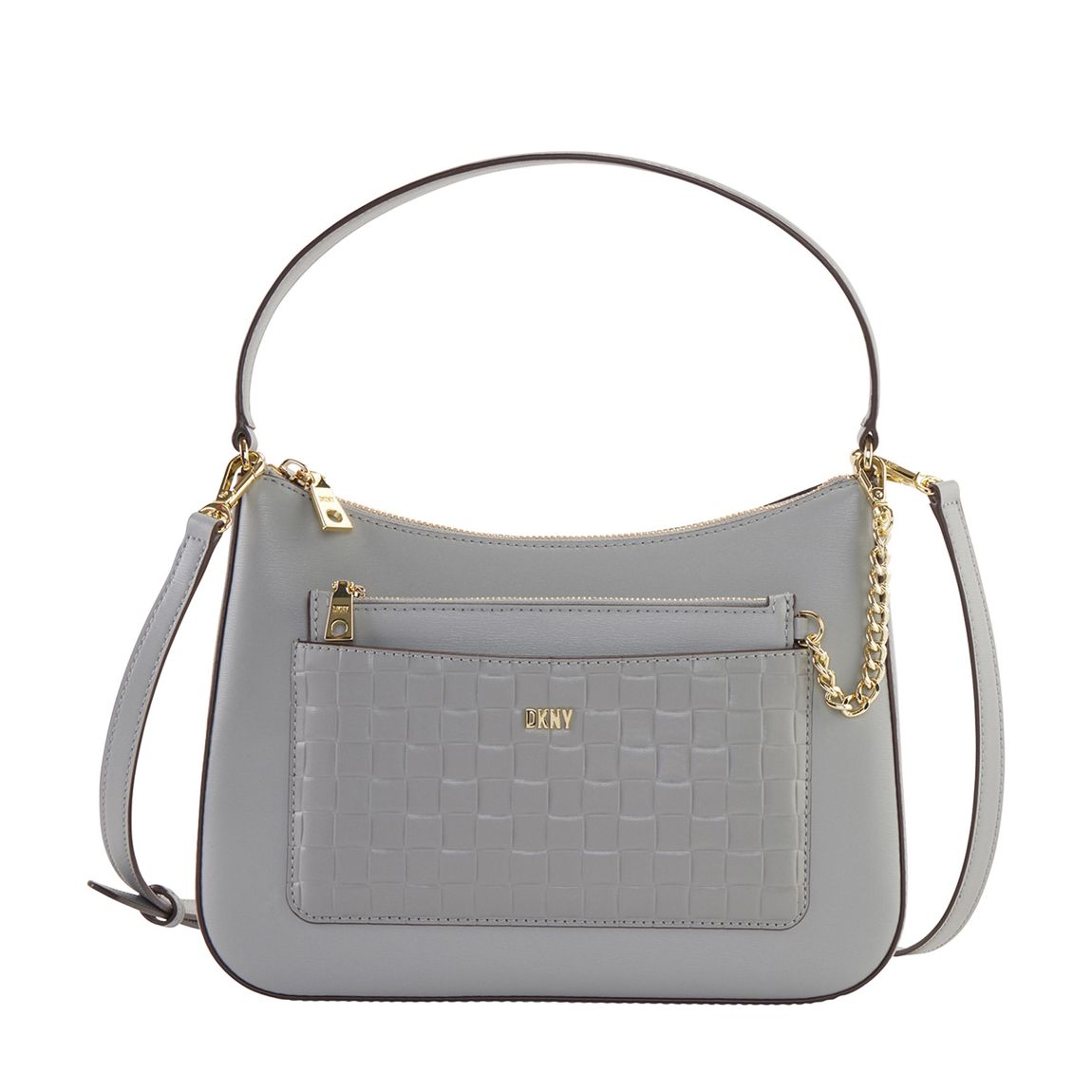 Grey Melange Simona Convertible Hobo Bag main product photo