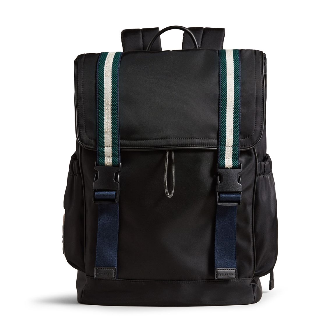 Black Matew Twill Retro Sport Backpack main product photo