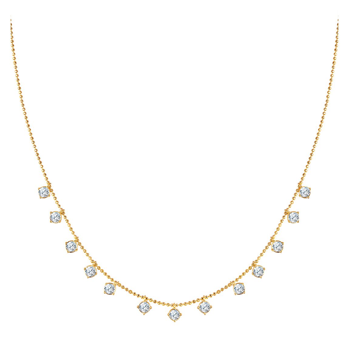 Gold & Silver Embellished Necklace With Pendant main product photo