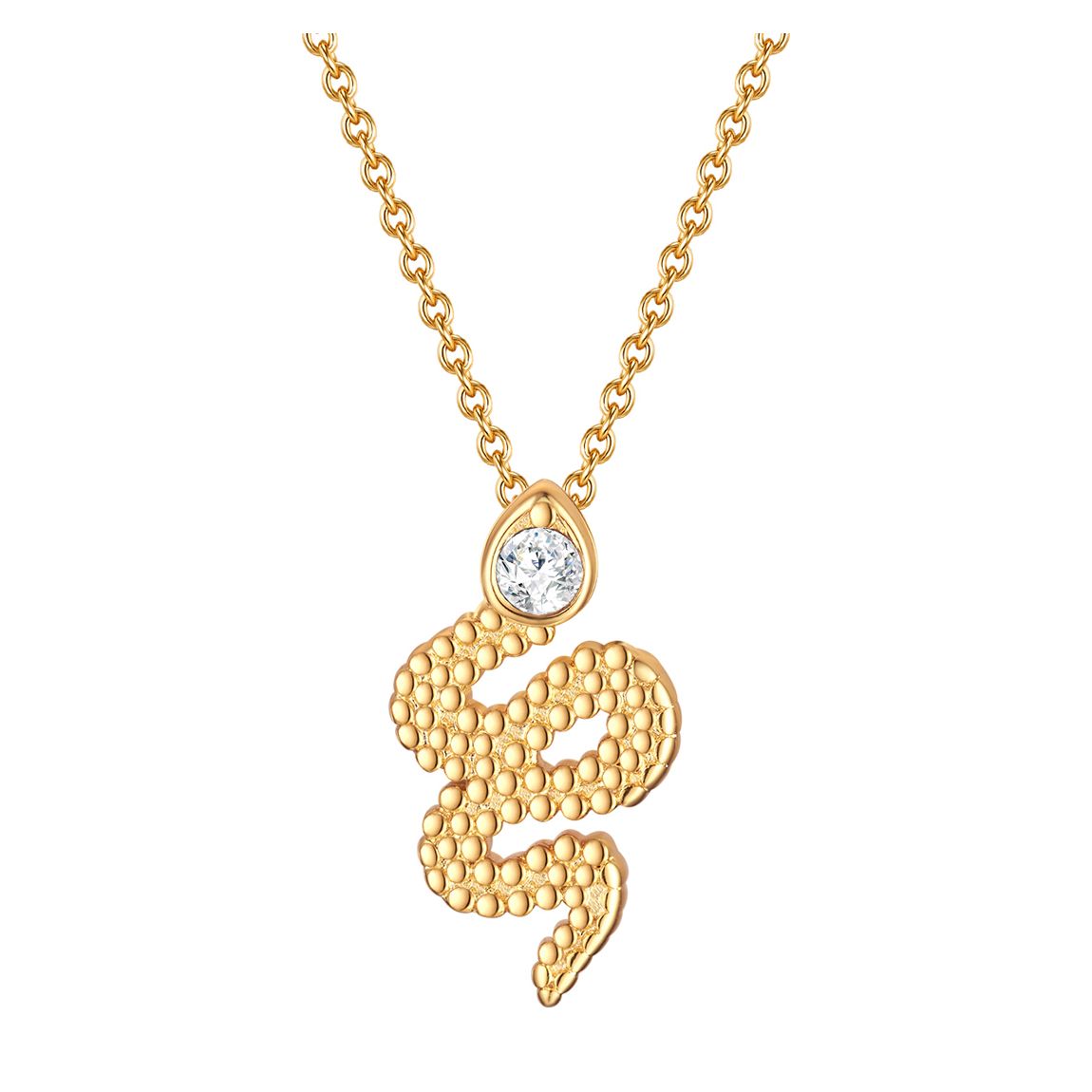 Gold & Silver Embellished Necklace With Pendant main product photo