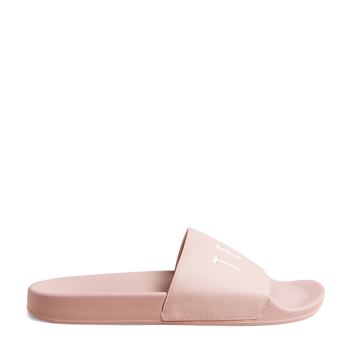 Pale Pink Ased Embossed Logo Sliders main product photo