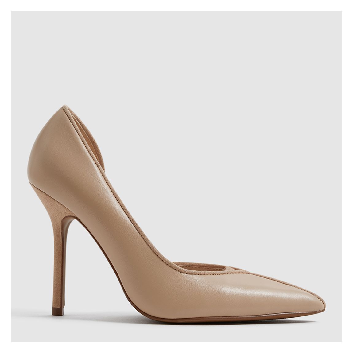 Nude Baines Pointed Leather Heels main product photo