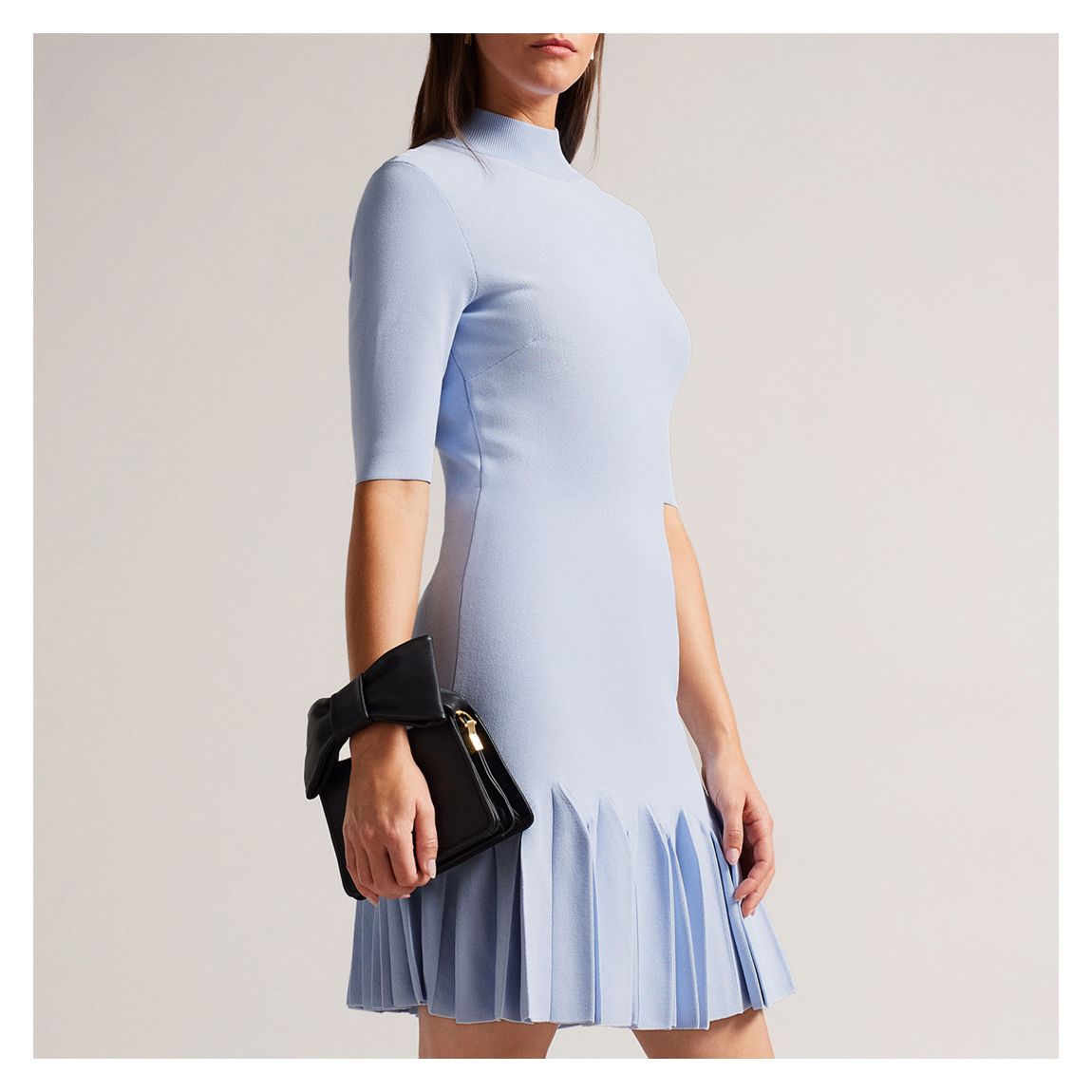 Blue Canddy Fit And Flare Dress main product photo
