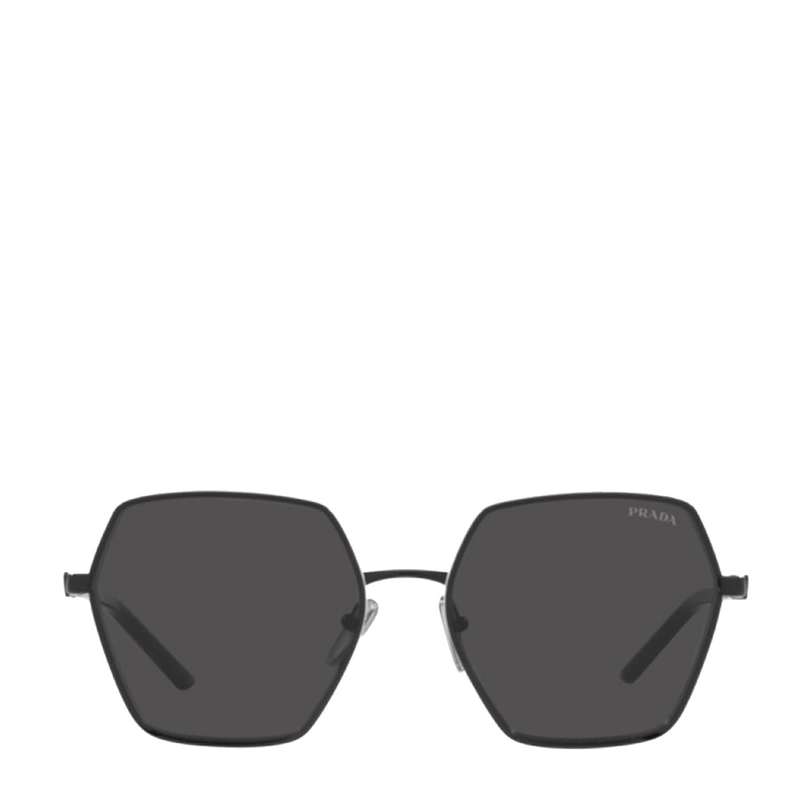 Women's Black/Grey Prada Sunglasses 58mm main product photo
