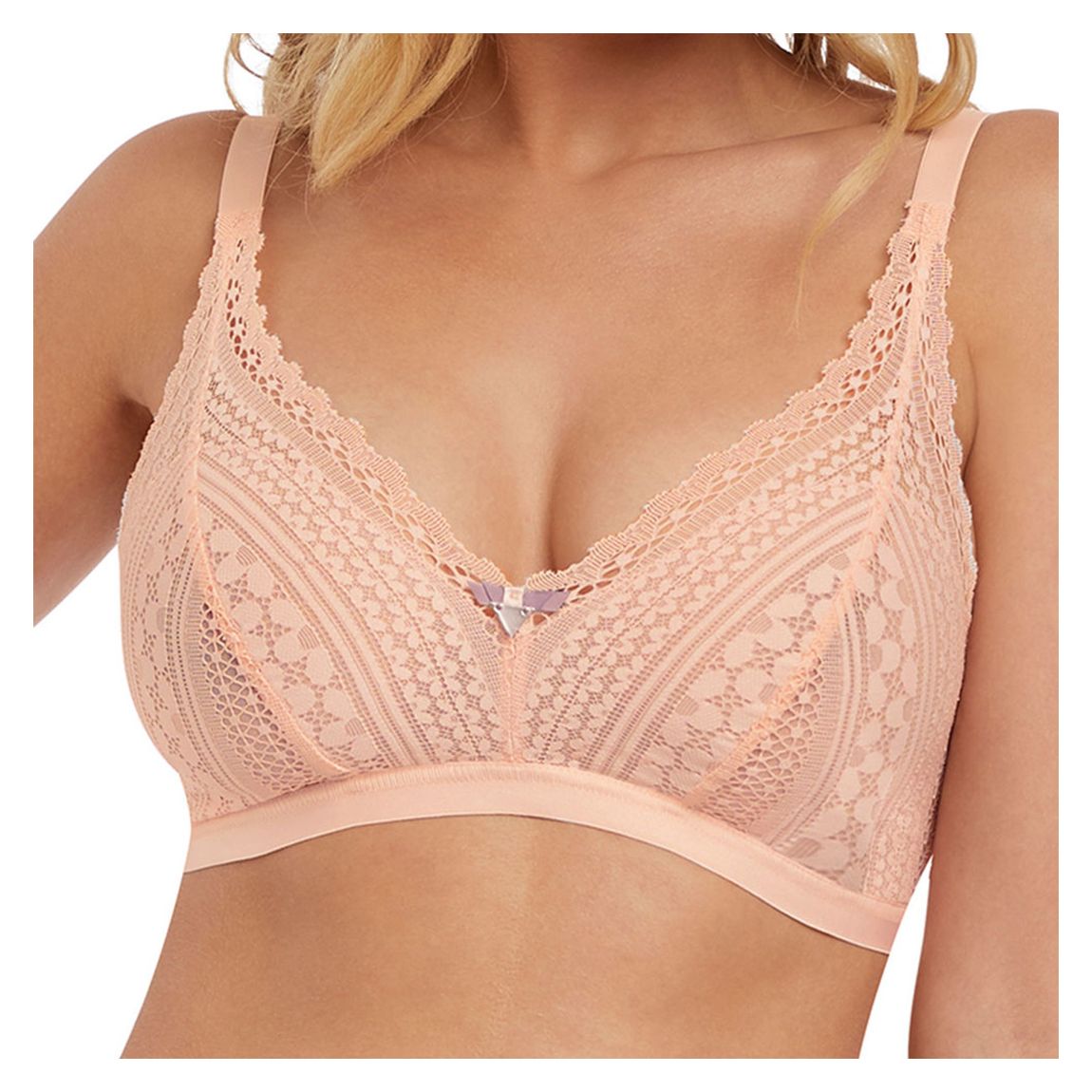 Blush Daisy Lace Bralette main product photo