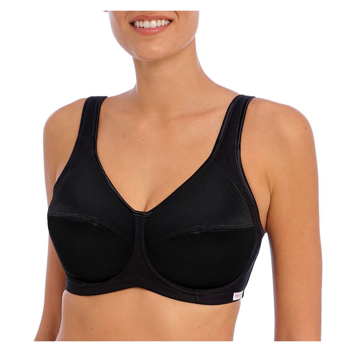 Black Core Sports Bra main product photo