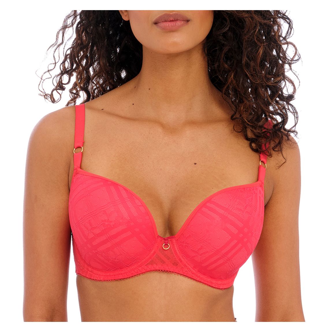 Red Freya Fatale Moulded Plunge T-shirt Bra main product photo