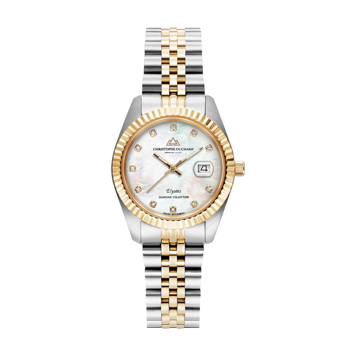 Women's Elysees Gold & Silver Watch 33mm main product photo