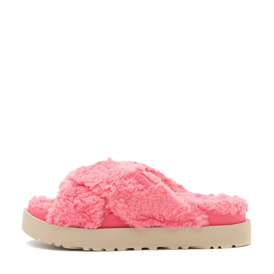 Pink Sugar Cross Slide Slippers main product photo