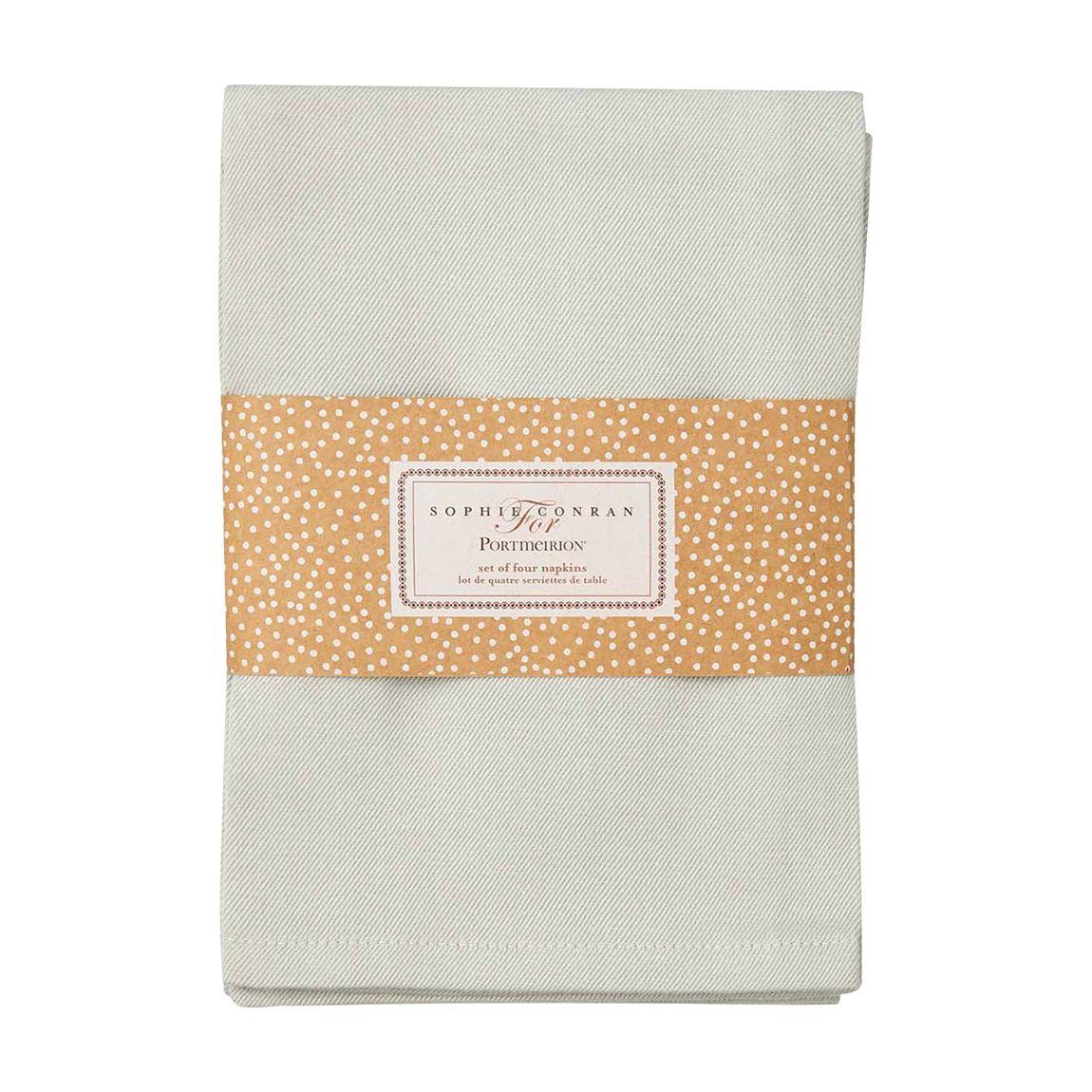 Set of 4 Dove Grey Napkins main product photo