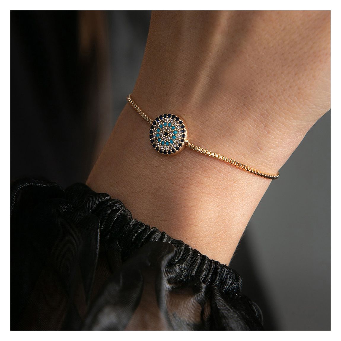 Gold Metal Bracelet main product photo
