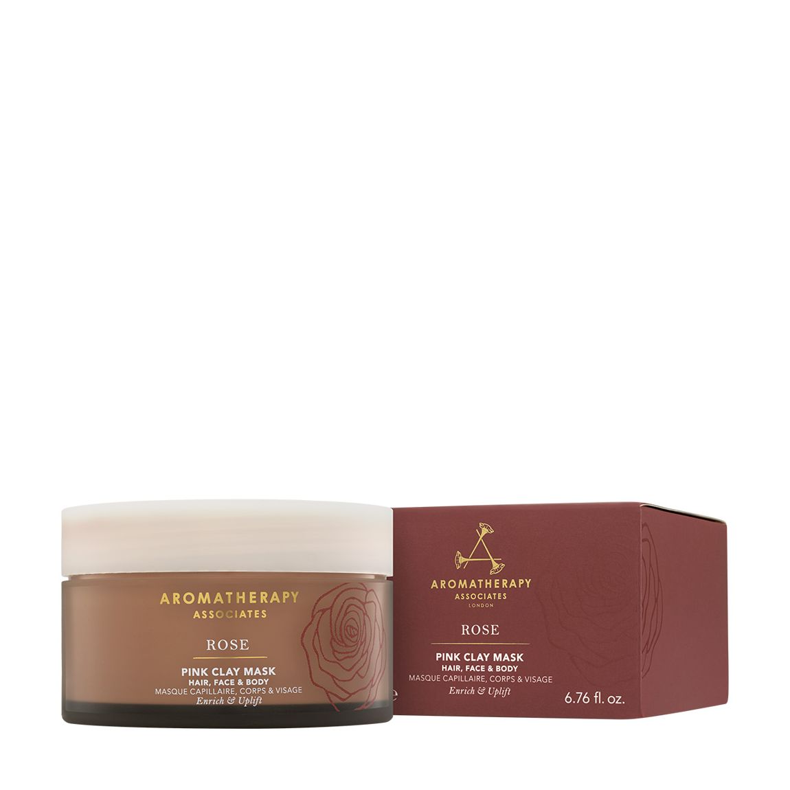 Rose Pink Clay Mask 200ml main product photo