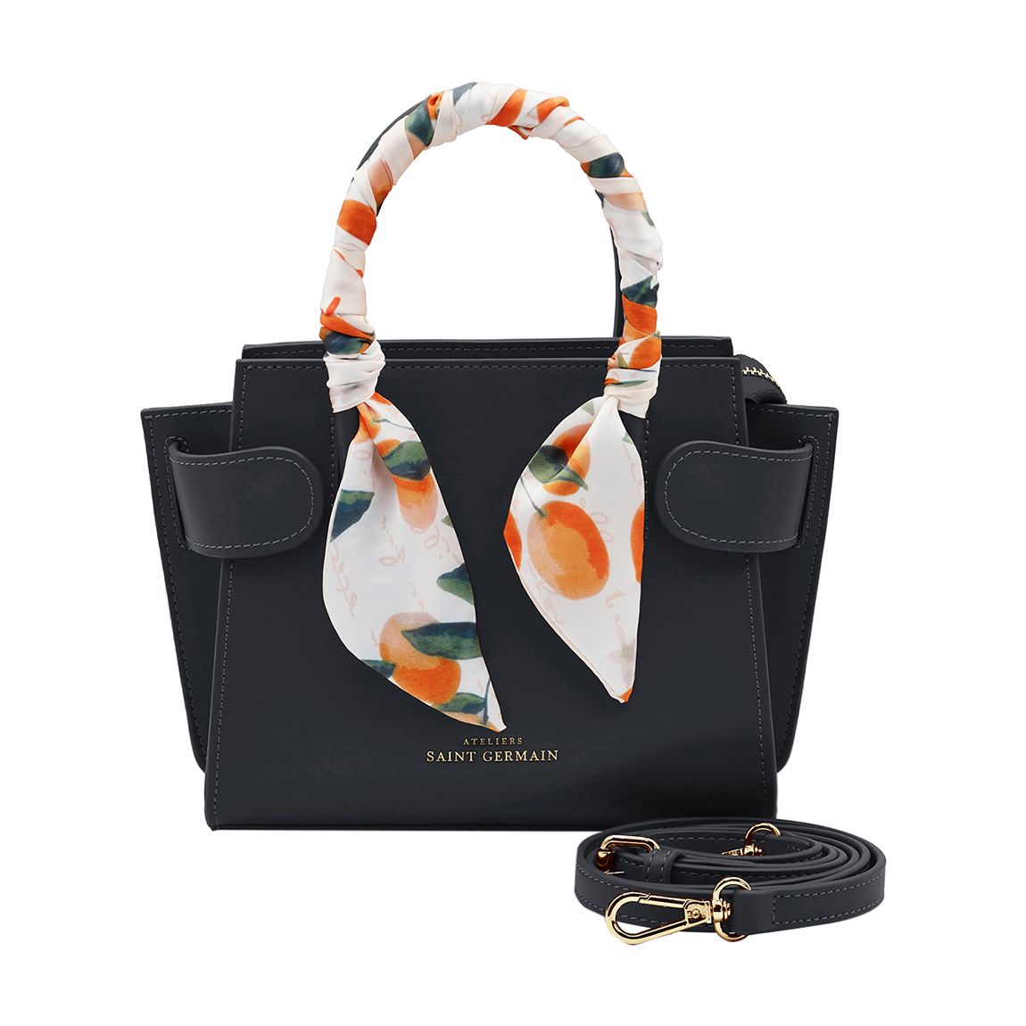 Black Passy Handbag With Silk Scarf main product photo