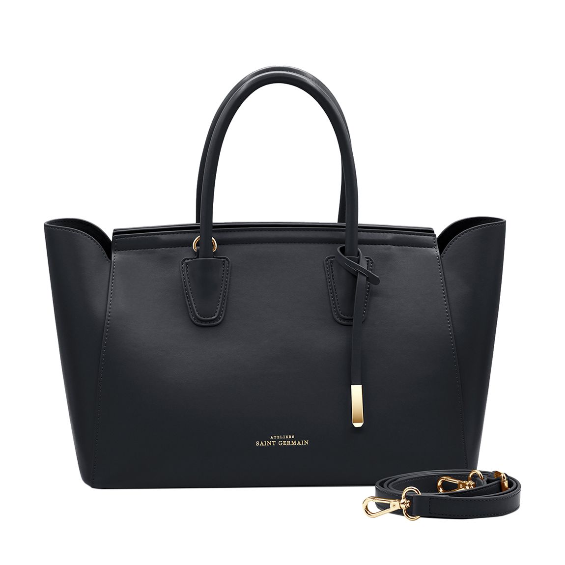 Black Levallois Tote Bag main product photo