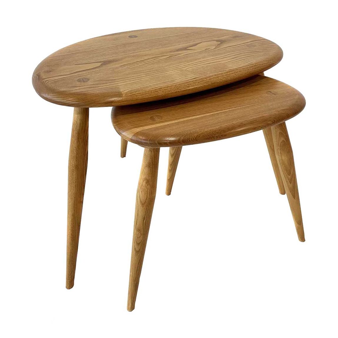Pebble Nest of 2 Tables, Light main product photo