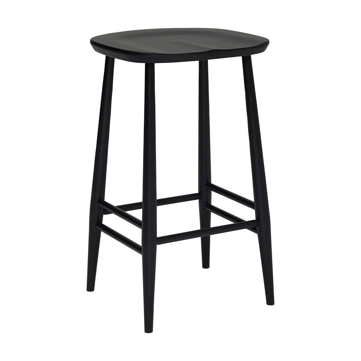 Utility Counter Stool, Black main product photo
