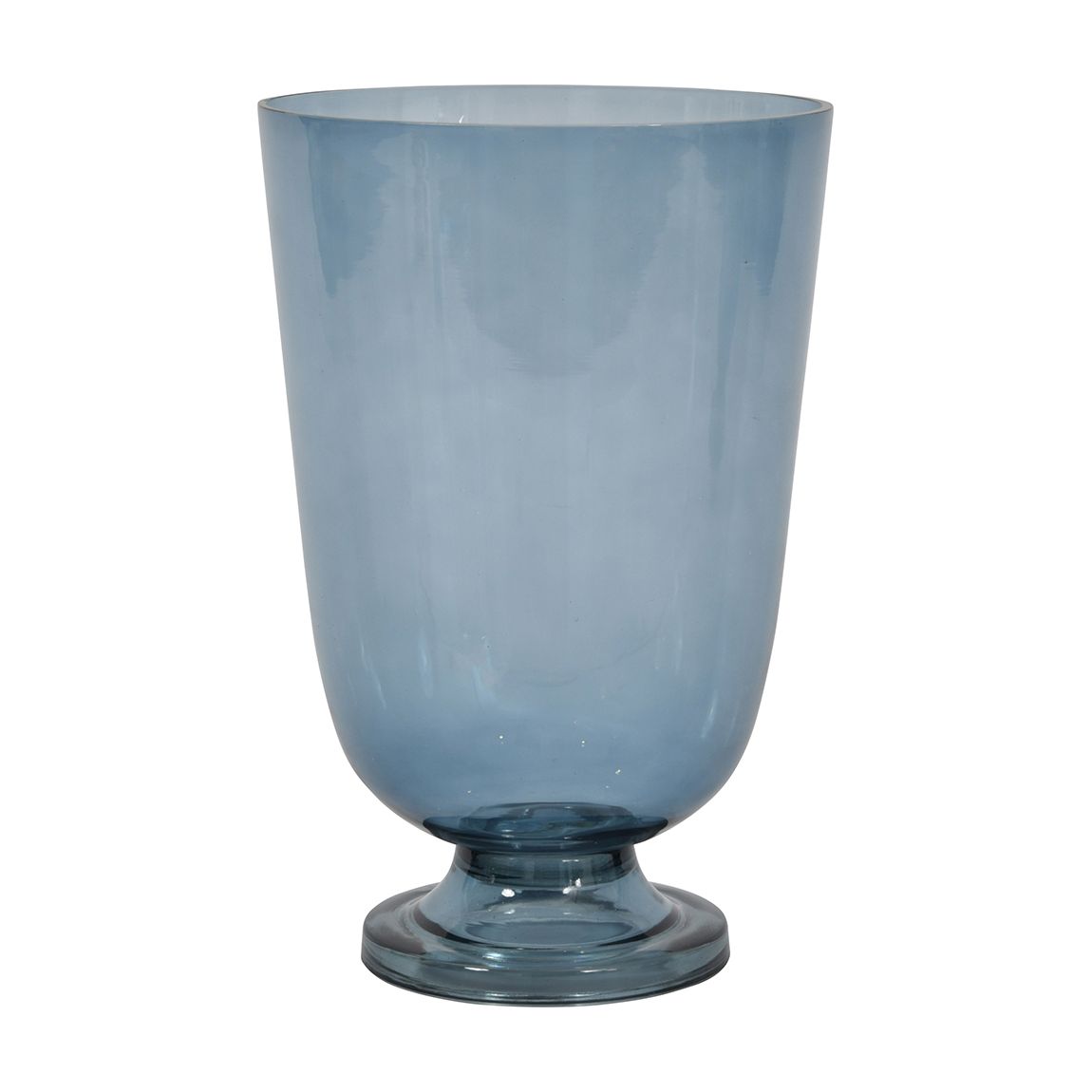 Grace Sky Glass Medium Hurricane, Blue main product photo