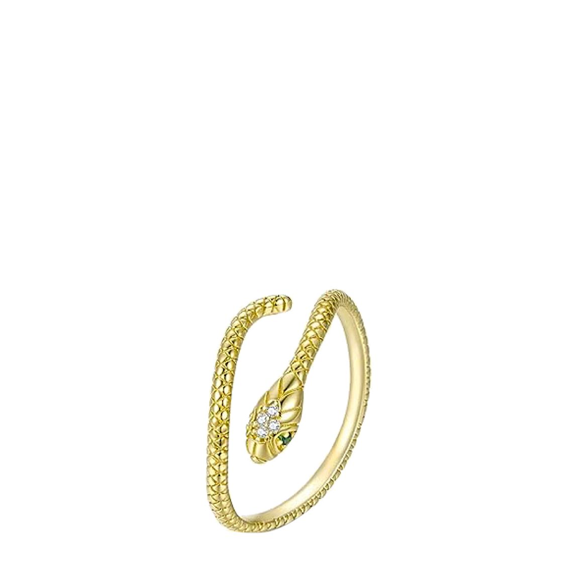 18K Gold Snake Ring main product photo