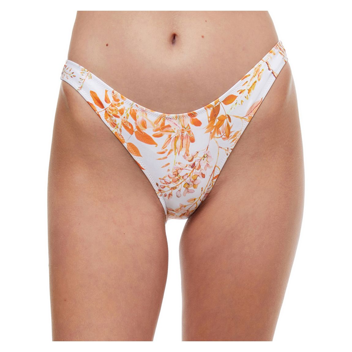 White Luma Vivid Koyo Side Tab Sexy Bikini Bottom main product photo