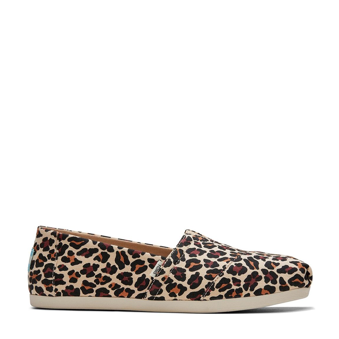 Women's Leopard Print Alpargata Flat Shoes main product photo