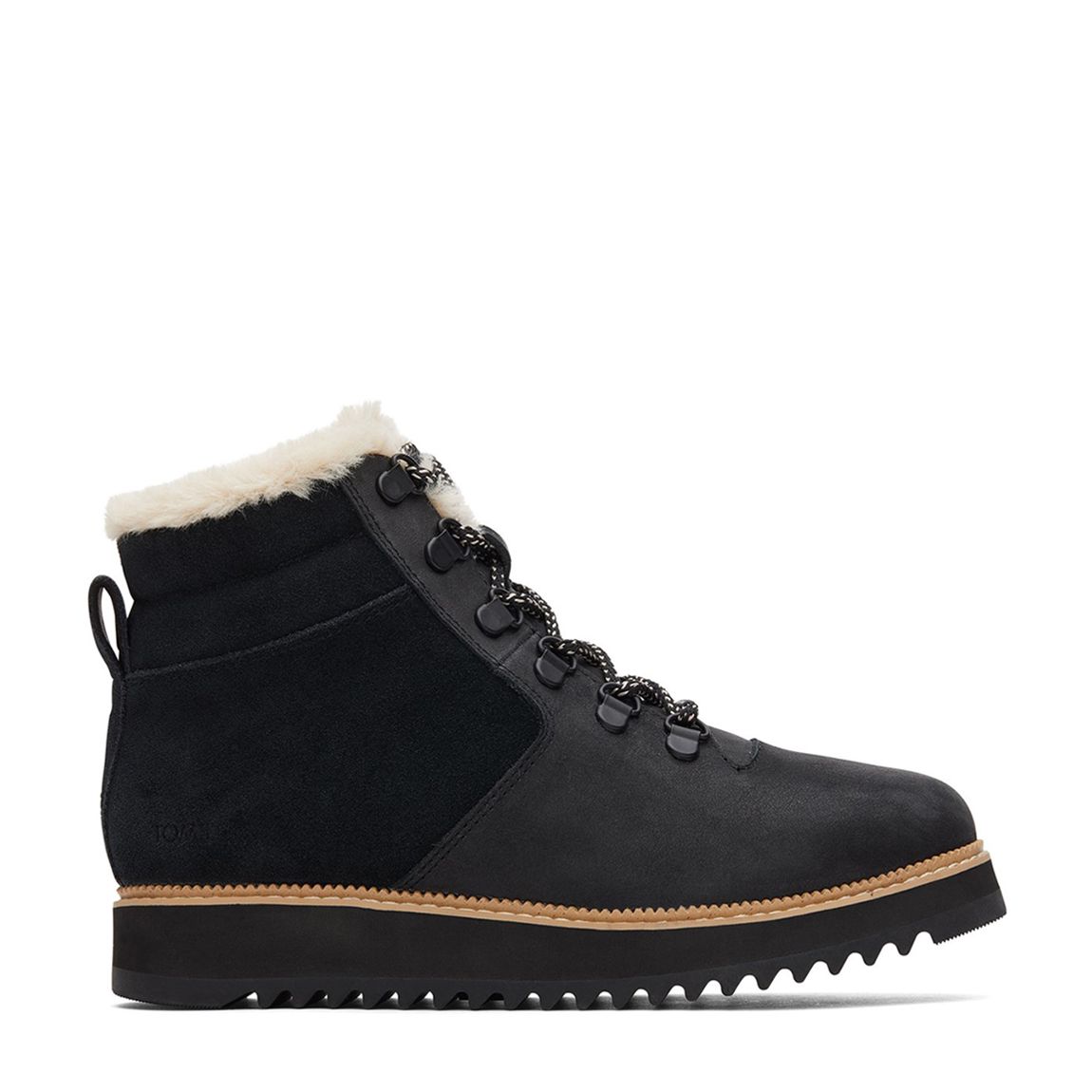 Black Mojave Suede Hiking Boots main product photo