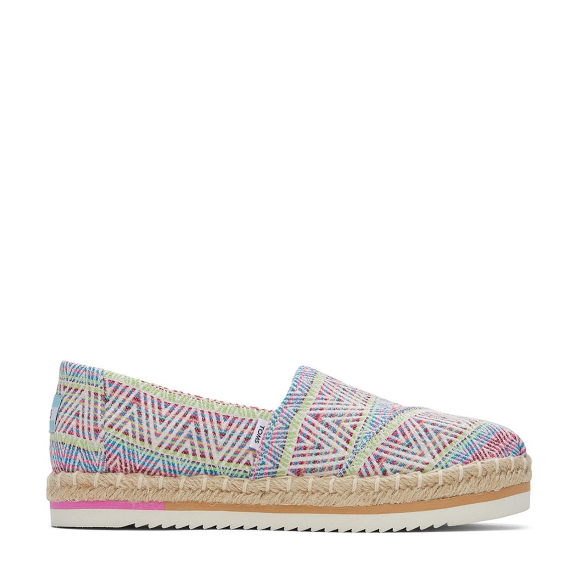 Multi Patterned Alpargata Platform Espadrilles main product photo
