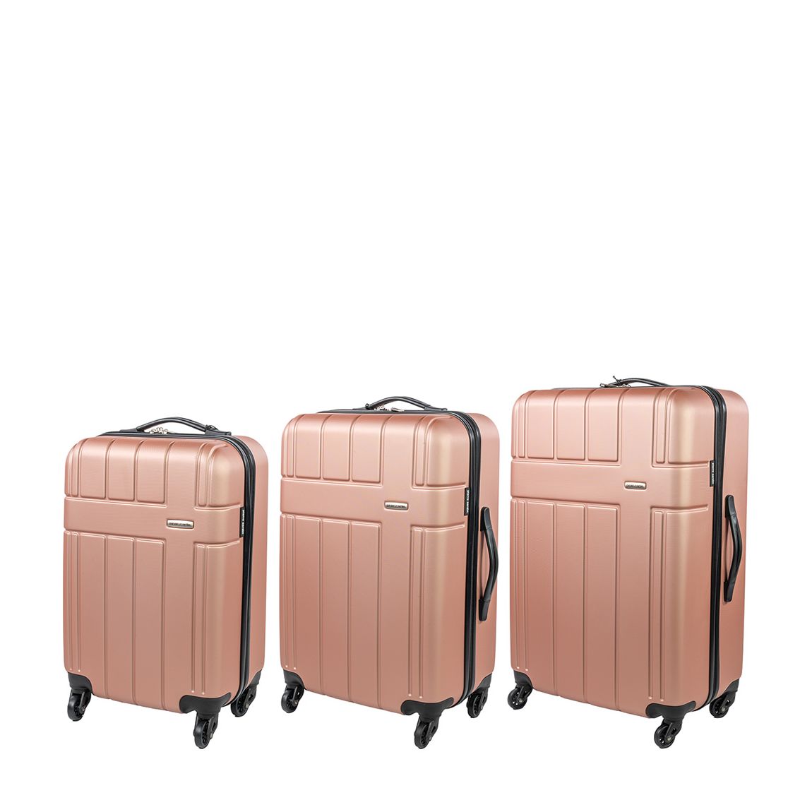 Champagne 3 Piece Hardshell Luggage Set main product photo