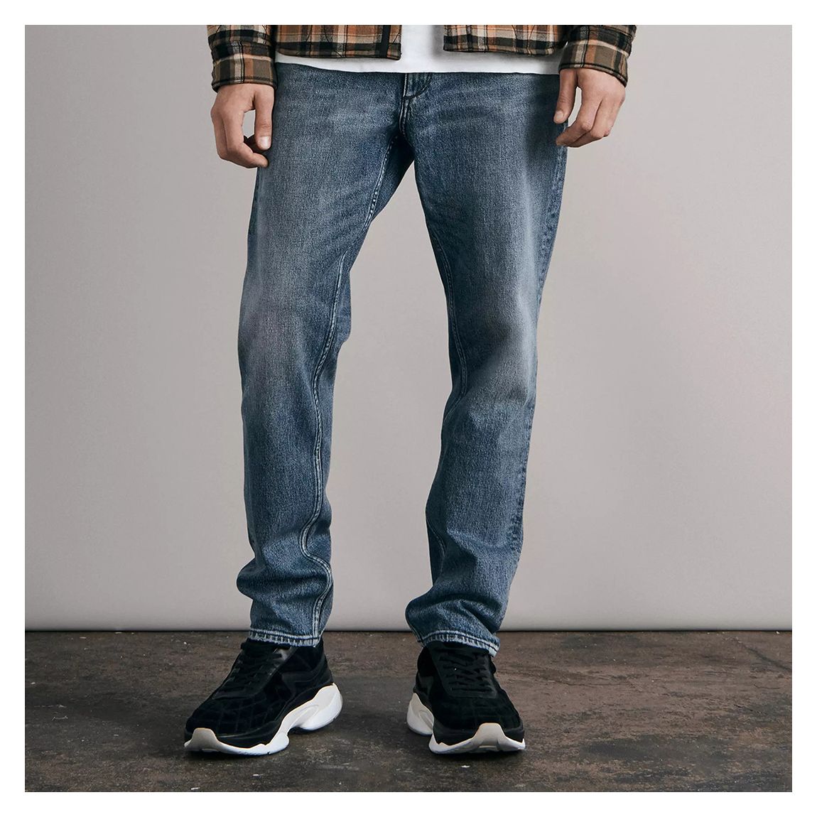 Mid Blue Authentic Slim Stretch Jeans main product photo