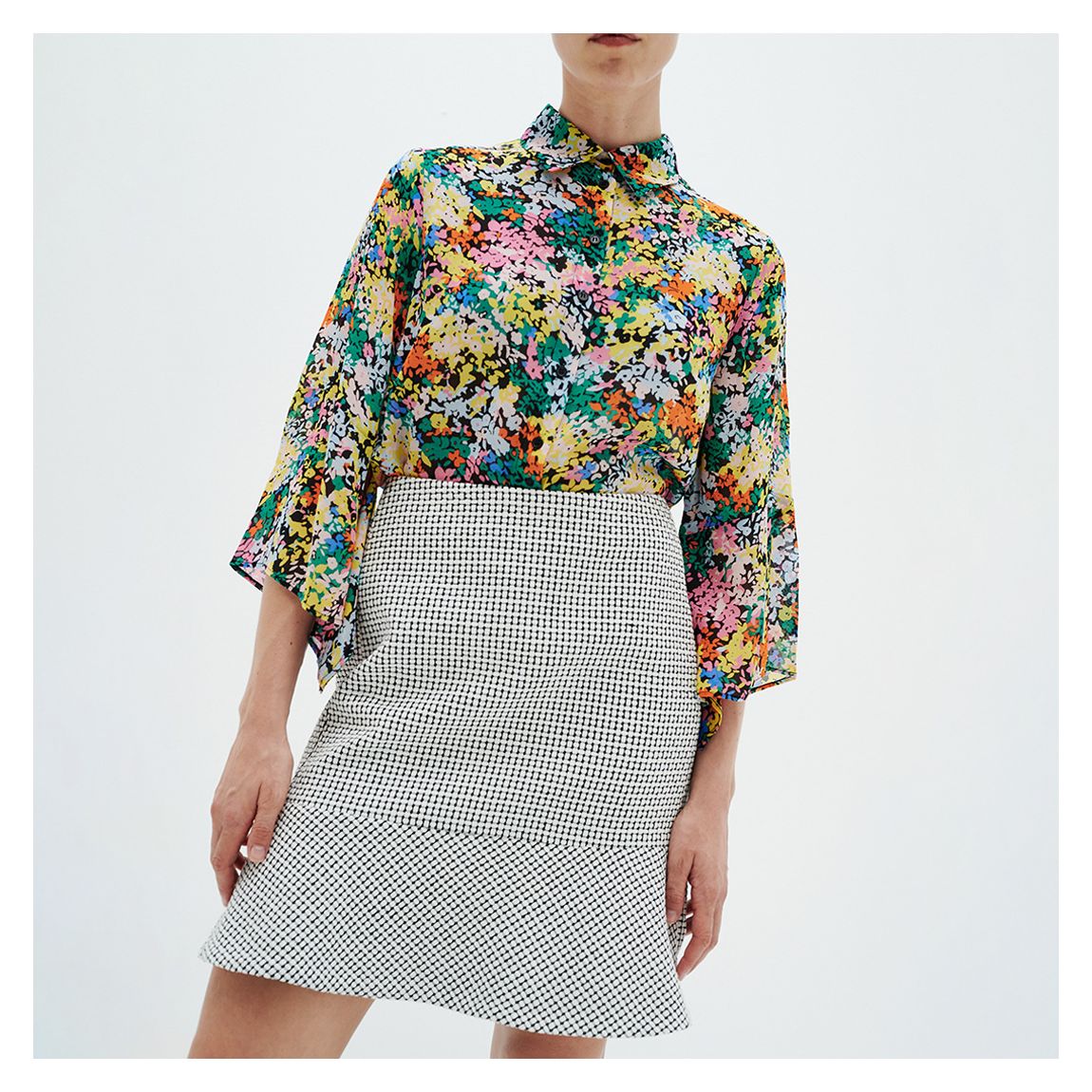 Multi Floral Tangela Shirt main product photo