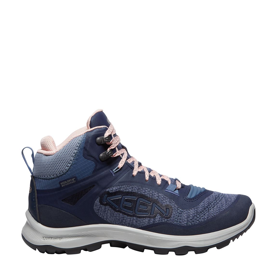 Women's Blue/Pink Terradora Flex Waterproof Mid Walking Boot main product photo
