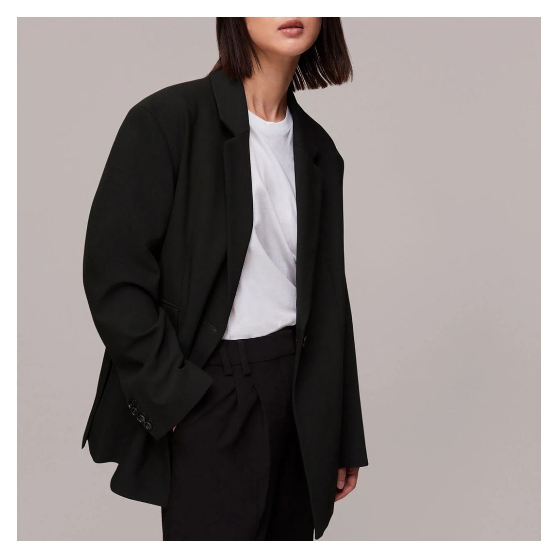 Black Carla Oversized Blazer main product photo
