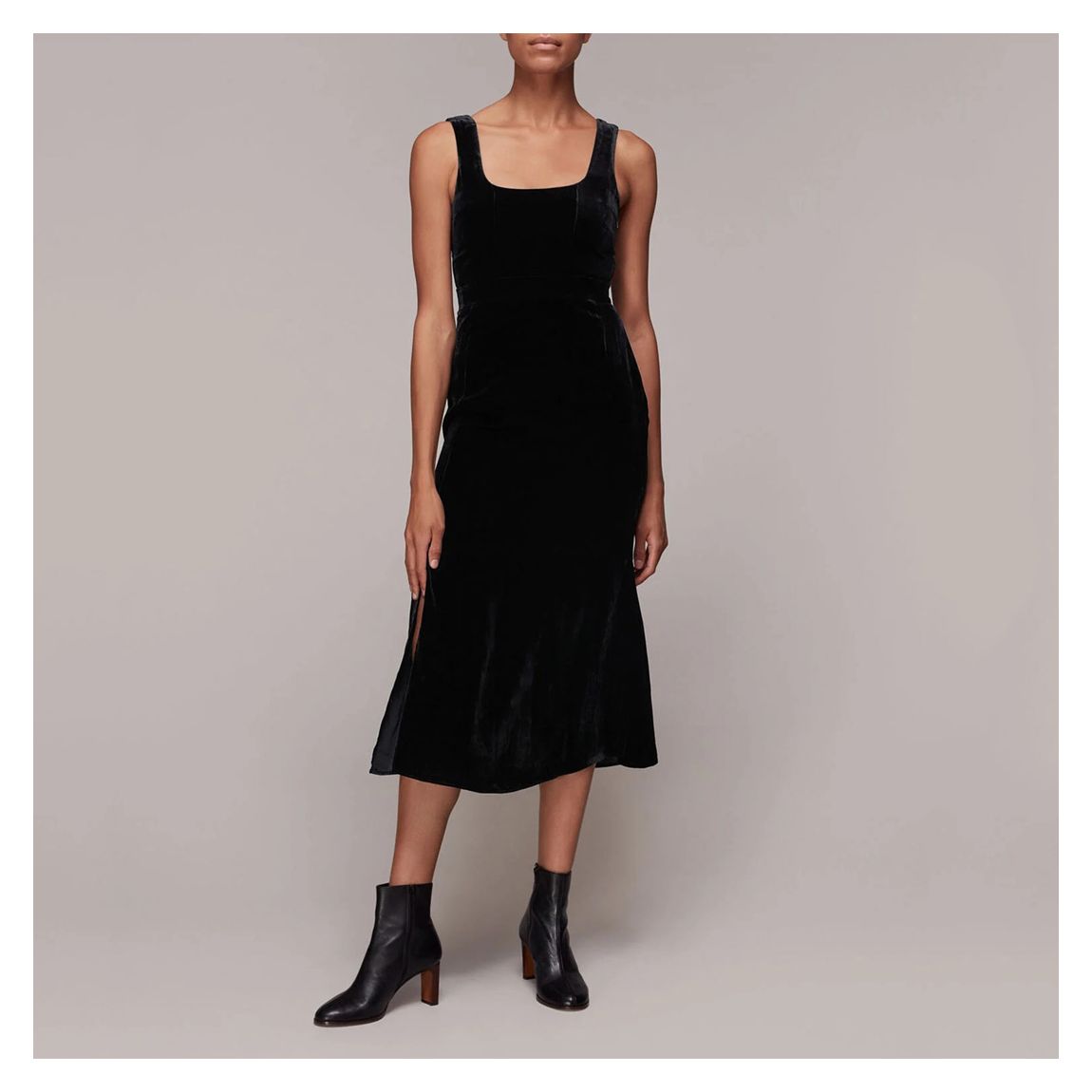 Black Mila Midi Dress main product photo